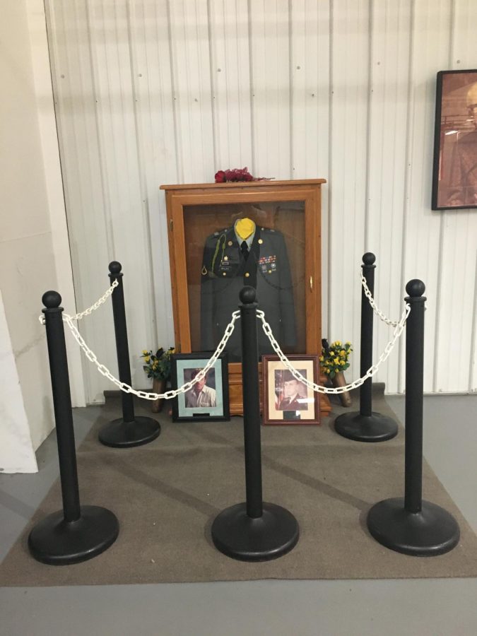 A memorial tribute to local hero Mark Miller, housed in our gymnasium.