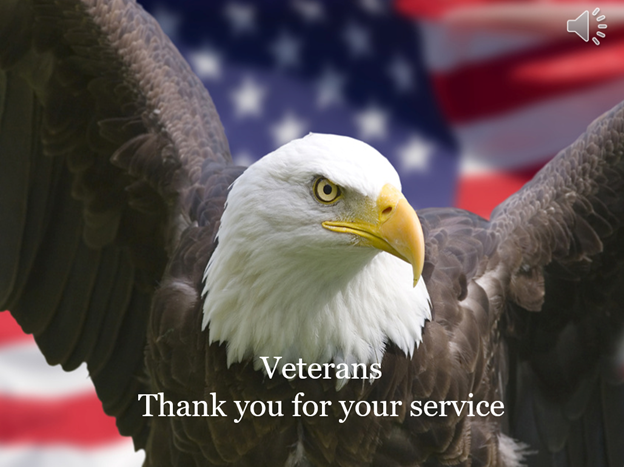 Veterans - Thank you for your service!