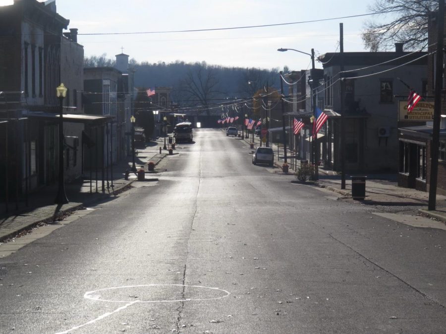 A street that reaches back to 1837, the beginning of Cannelton. Now all that is left are memories and shadows of the past. 