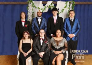 Some of the members of the Cannelton High School Class of 2023 at their junior prom in 2022.