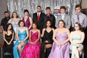 Members of the Cannelton High School Senior Class of 2024 at Prom
